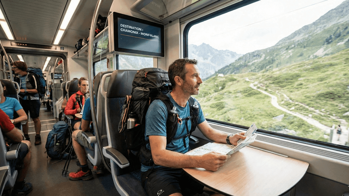 Aller à un trail en train : itinéraires, astuces vélo/bagages et CO₂ (2026)